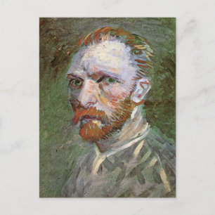 Vincent van Gogh Self Portrait, Vintage Fine Art Postcard