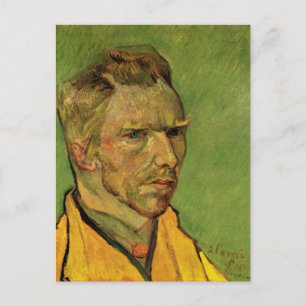 Vincent van Gogh Self Portrait, Vintage Fine Art Postcard