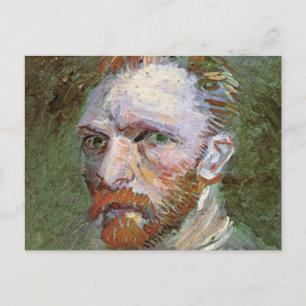 Vincent van Gogh Self Portrait, Vintage Fine Art Postcard