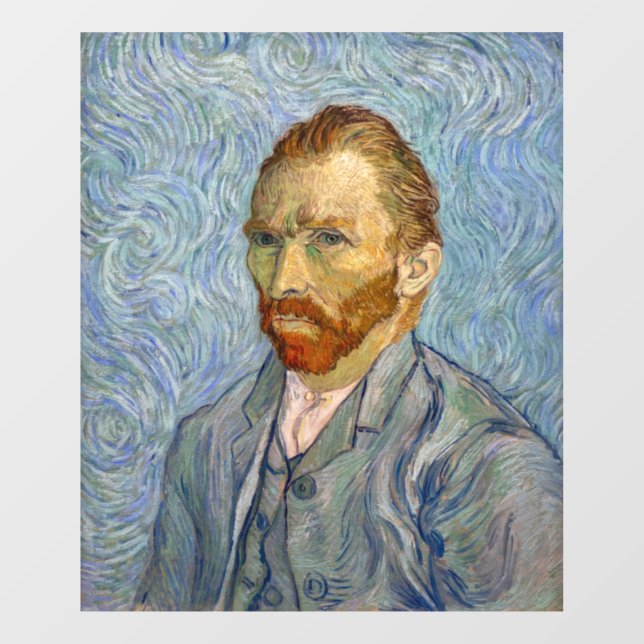 Vincent Van Gogh - Self-Portrait Window Cling (Sheet)