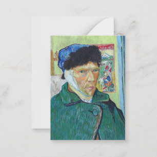 Vincent van Gogh - Self-portrait with bandaged ear Card