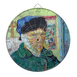 Vincent van Gogh - Self-portrait with bandaged ear Dartboard
