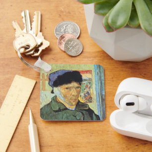Vincent van Gogh - Self Portrait with Bandaged Ear Keychain