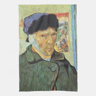 Vincent van Gogh - Self Portrait with Bandaged Ear Kitchen Towel