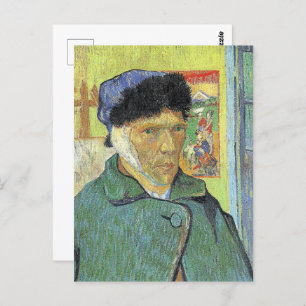 Vincent van Gogh, Self-Portrait with Bandaged Ear, Postcard