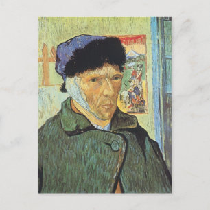 Vincent van Gogh - Self Portrait with Bandaged Ear Postcard
