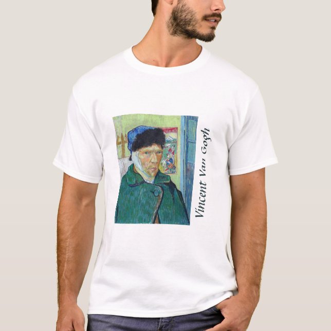 Vincent van Gogh - Self-portrait with bandaged ear T-Shirt (Front)