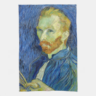 Vincent van Gogh - Self Portrait with Palette Kitchen Towel