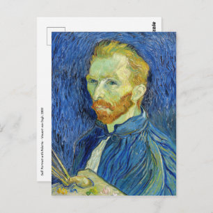 Vincent van Gogh - Self Portrait with Palette Postcard