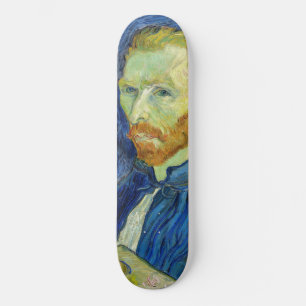 Vincent van Gogh - Self Portrait with Palette Skateboard