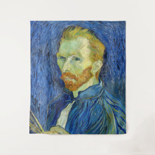 Vincent van Gogh - Self Portrait with Palette Tapestry