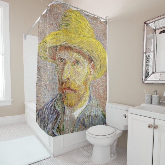 Vincent van Gogh - Self-portrait with Straw Hat (In Situ)