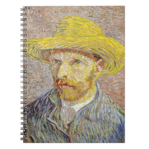 Vincent van Gogh - Self-portrait with Straw Hat Notebook