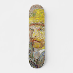 Vincent van Gogh - Self-portrait with Straw Hat Skateboard