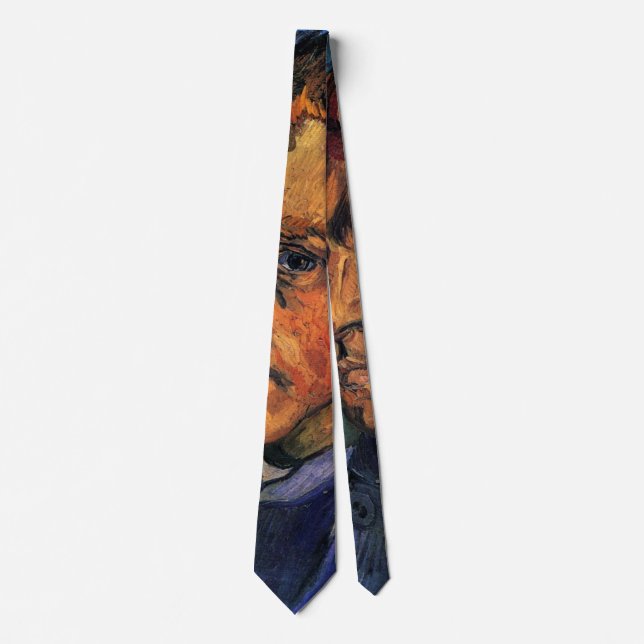 Vincent van Gogh Self Portrait without Beard Tie (Front)