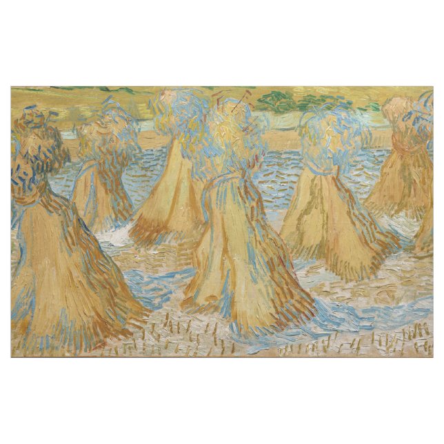 Vincent van Gogh - Sheaves of Wheat Fabric (Yard)