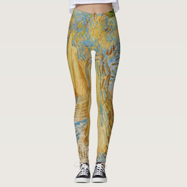 Vincent van Gogh - Sheaves of Wheat Leggings (Front)