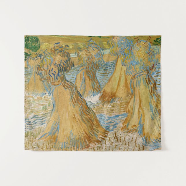 Vincent van Gogh - Sheaves of Wheat Tapestry (Front (Horizontal))