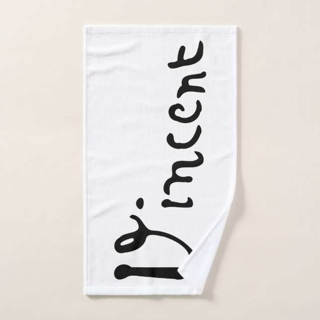 Vincent Van Gogh Signature (Serviette à main)