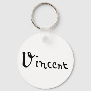 Vincent Van Gogh Signature Keychain