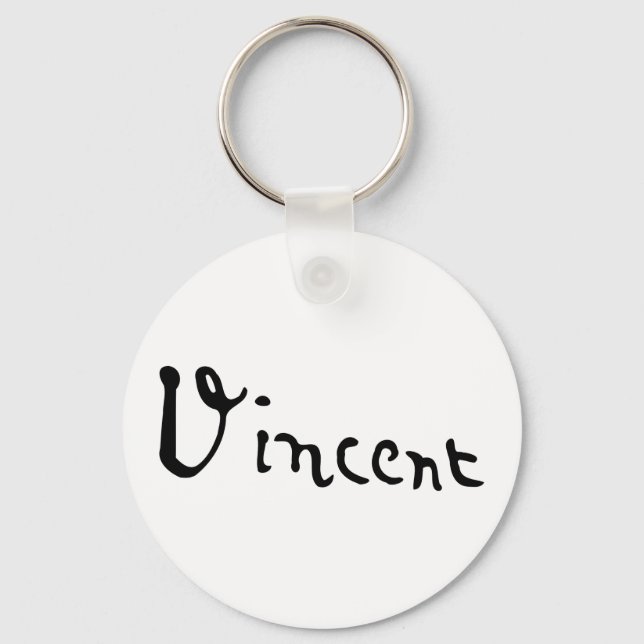 Vincent Van Gogh Signature Keychain (Front)
