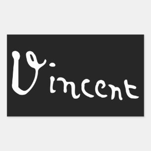 Vincent Van Gogh Signature Sticker