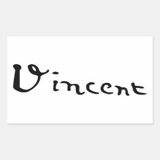 Vincent Van Gogh Signature Sticker