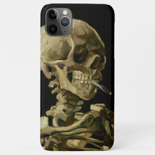 Vincent Van Gogh Skeleton with a Burning Cigarette iPhone 11 Pro Max Case