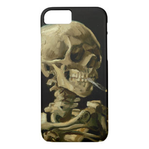 Vincent Van Gogh Skeleton with a Burning Cigarette Case-Mate iPhone Case