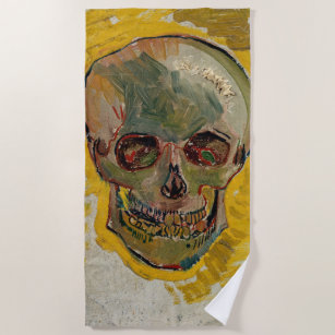 Vincent van Gogh - Skull 1887 #2 Beach Towel