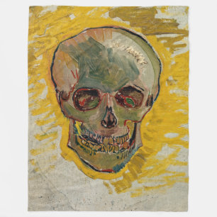 Vincent van Gogh - Skull 1887 #2 Fleece Blanket