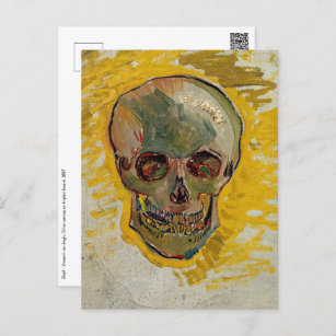 Vincent van Gogh - Skull 1887 #2 Postcard