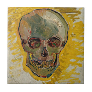 Vincent van Gogh - Skull 1887 #2 Tile