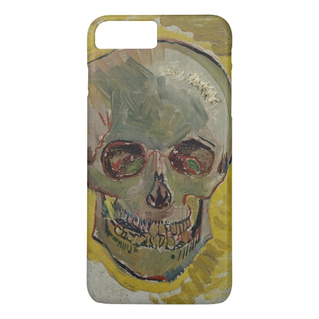 Vincent van Gogh Skull GalleryHD Fine Art Case-Mate iPhone Case (Back)