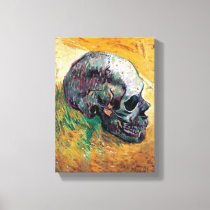 Vincent Van Gogh - Skull In Profile - Fine Art Canvas Print