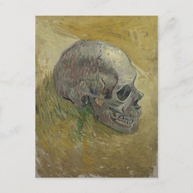 Vincent van Gogh Skull Profile GalleryHD Fine Art Postcard (Front)