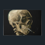 Vincent van Gogh - Skull with Burning Cigarette Doormat<br><div class="desc">Head of a Skeleton with a Burning Cigarette / Skull with Burning Cigarette / Crane de squelette fumant une cigarette - Vincent van Gogh,  1885</div>