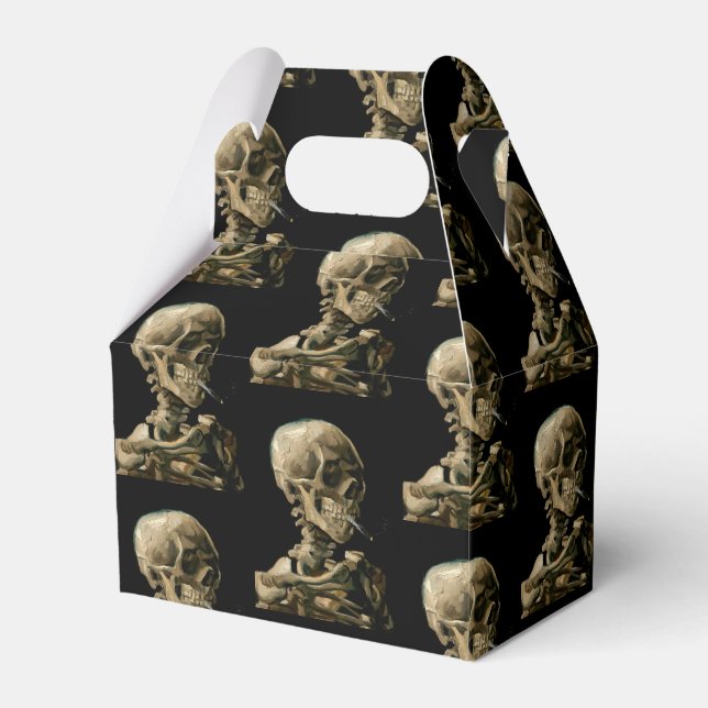 Vincent van Gogh - Skull with Burning Cigarette Favor Box (Front Side)