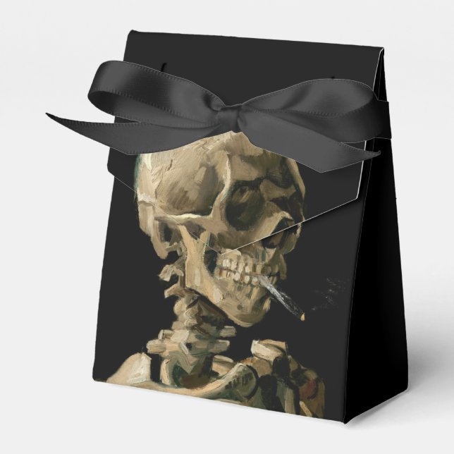 Vincent van Gogh - Skull with Burning Cigarette Favor Box (Front Side)