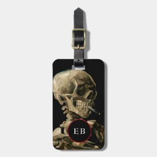 Vincent van Gogh - Skull with Burning Cigarette Luggage Tag