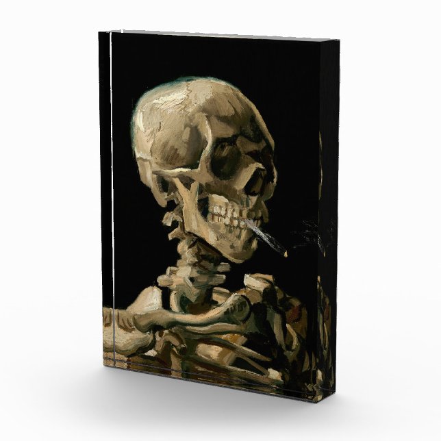 Vincent van Gogh - Skull with Burning Cigarette Photo Block (Right)