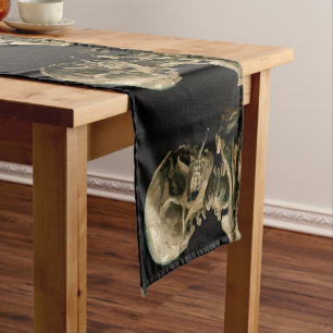 Vincent van Gogh - Skull with Burning Cigarette Short Table Runner