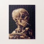 Vincent Van Gogh - Smoking Skull Skeleton Jigsaw Puzzle<br><div class="desc">Famous Van Gogh Smoking Skull Puzzles.</div>