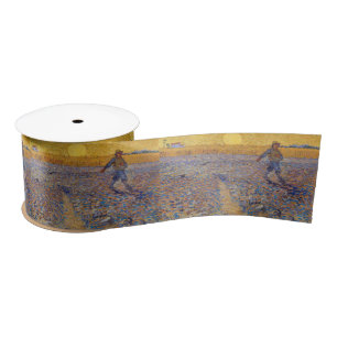 Vincent van Gogh - Sower with Setting Sun Satin Ribbon