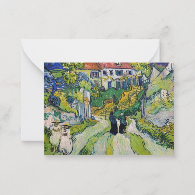 Vincent van Gogh - Stairway at Auvers Card (Front)
