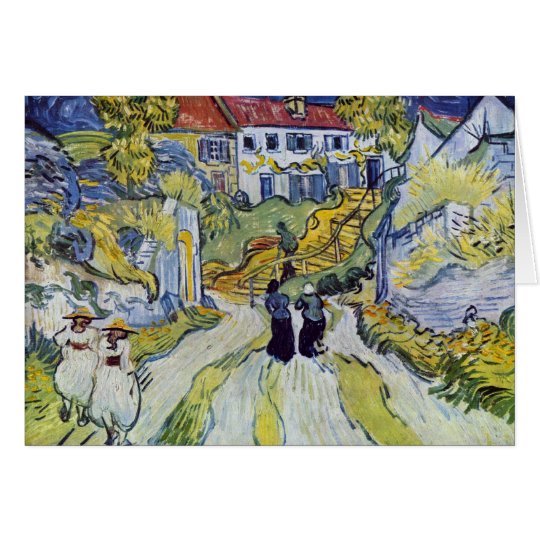 Vincent van Gogh - Stairway at Auvers Card