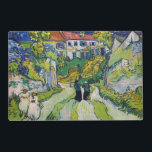 Vincent van Gogh - Stairway at Auvers Laminated Place Mat<br><div class="desc">Stairway at Auvers - Vincent van Gogh,  Oil on Canvas,  1890 in Auvers-sur-Oise</div>