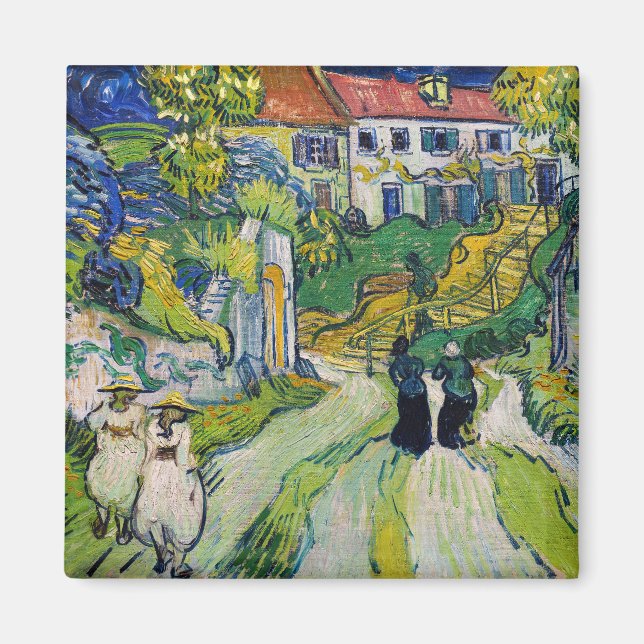 Vincent van Gogh - Stairway at Auvers Magnet (Front)