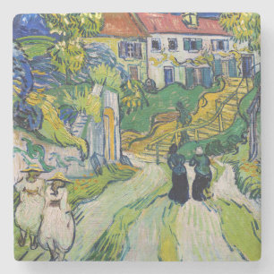 Vincent van Gogh - Stairway at Auvers Stone Coaster