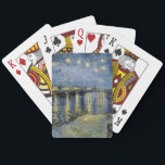 Vincent van Gogh - Starry Night 1888 Playing Cards<br><div class="desc">Vincent van Gogh - Starry Night (La Nuit etoilee)1888</div>